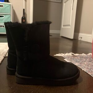 UGG Kids Black Cozy Boots